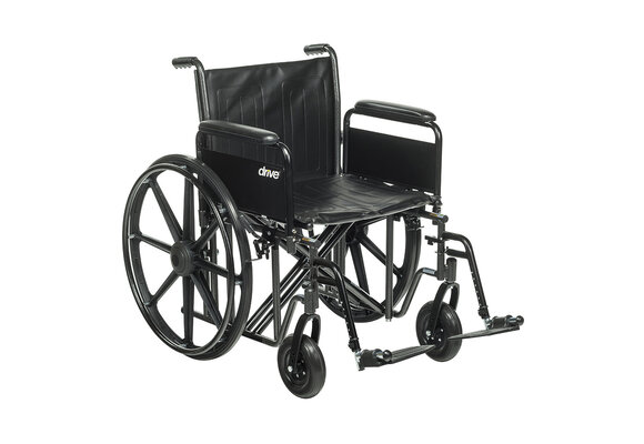 Bariatric Sentra EC Heavy-Duty Wheelchair 22”