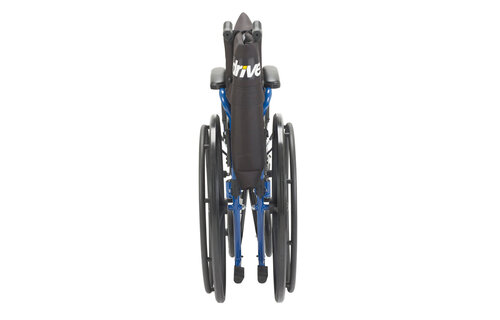 Blue Streak Wheelchair Flip Back Desk Arm (FBD) Swing Away Foot Plates (SF) 250lbs