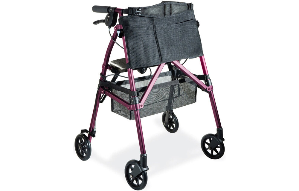 Stander EZ Fold-N-Go Walker  Regal Rose