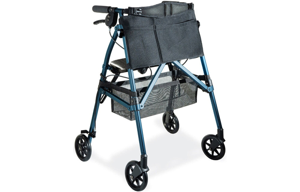 Stander EZ Fold-N-Go Walker  Cobalt Blue