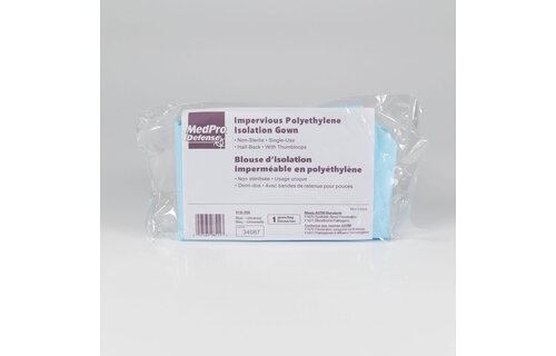 MedPro Defense® Impervious Polyethylene Isolation Gowns