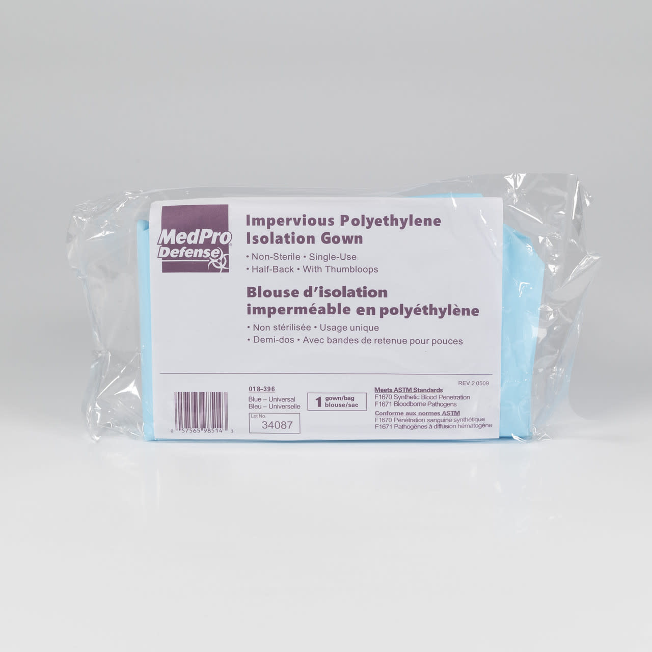 MedPro Defense® Impervious Polyethylene Isolation Gowns