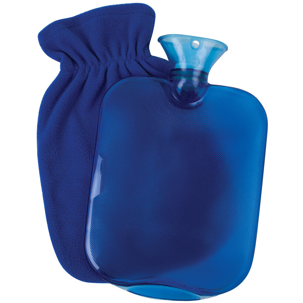 CRX-Carex CAREX HOT WATER BOTTLE WITH FLEECE COVER - Medi Healthcare