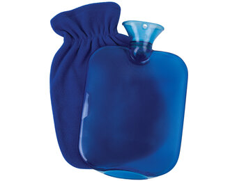 CAREX HOT WATER BOTTLE WITH FLEECE COVER