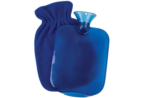 CAREX HOT WATER BOTTLE WITH FLEECE COVER