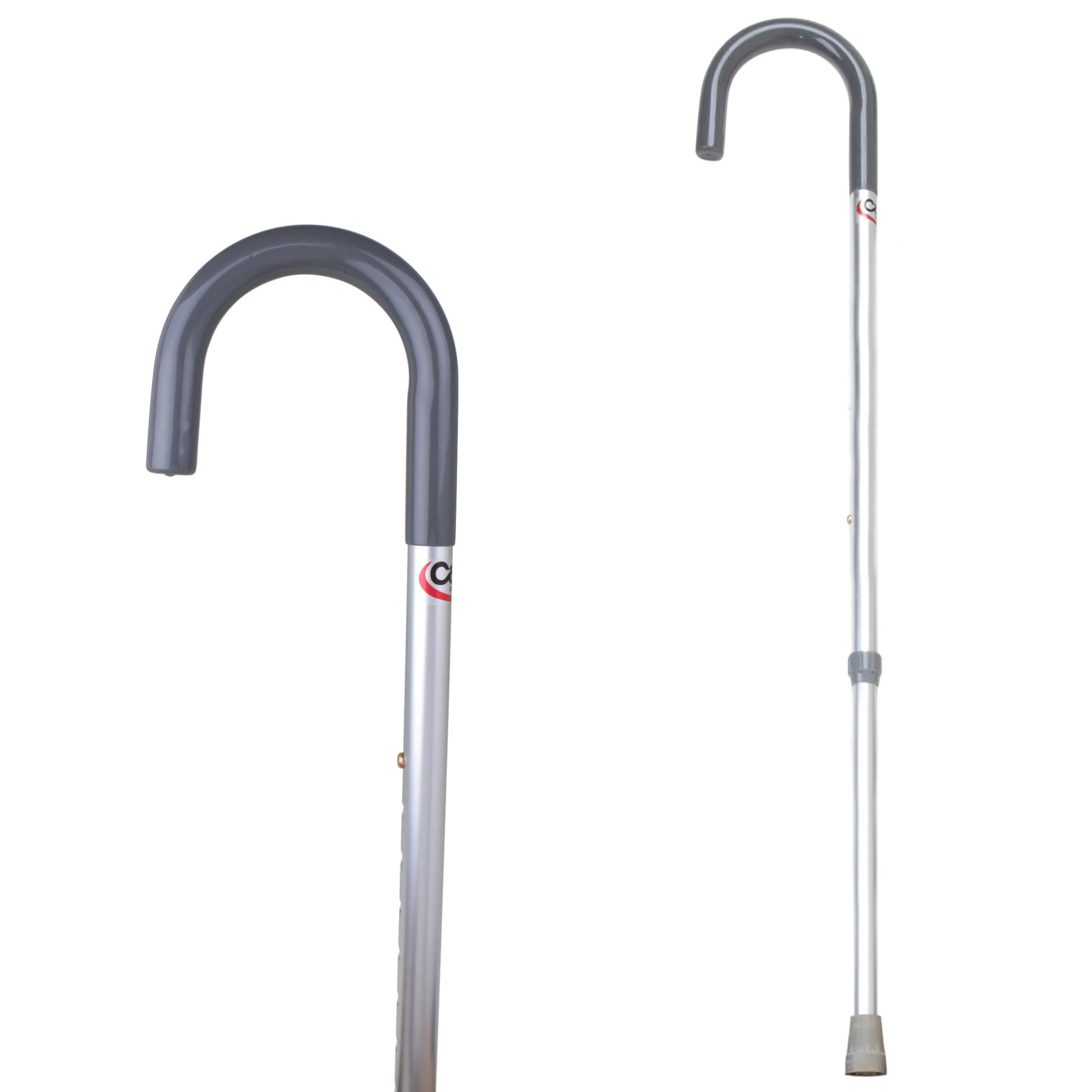 CAREX ALUMINUM W/ ROUND HANDLE CANE,