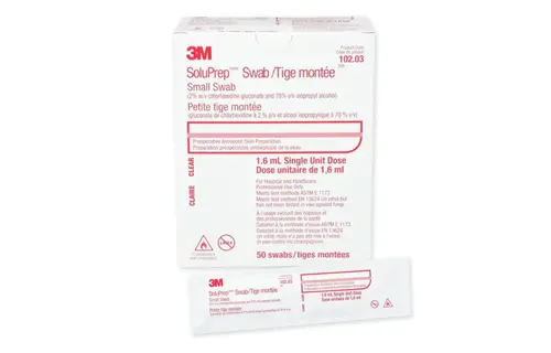 3M™️ SoluPrep™️ Swab 1.6mL 50/bx -Box