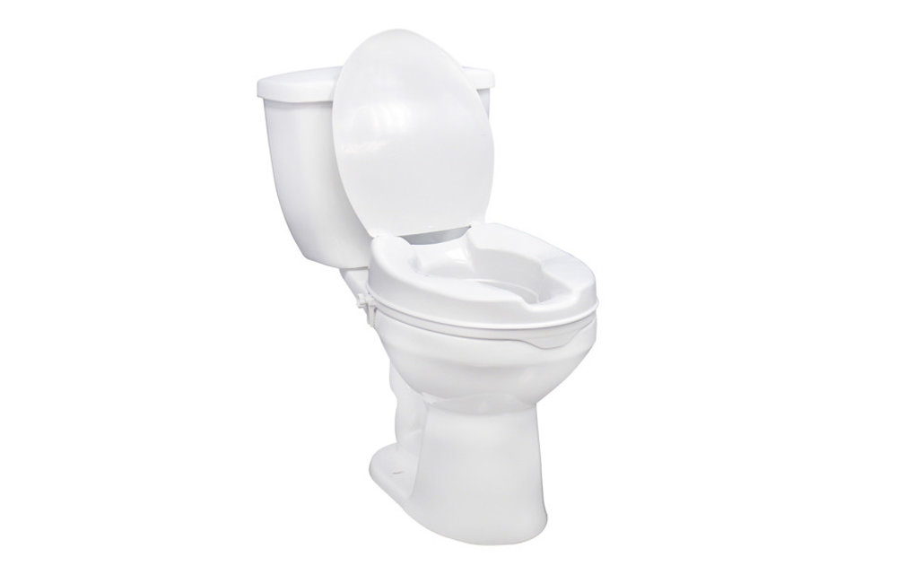 Raised Toilet Seat without Lid 6"