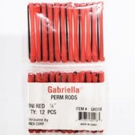 1/8" COLD WAVE RODS-MINI (RED) #GRD18 12 PC