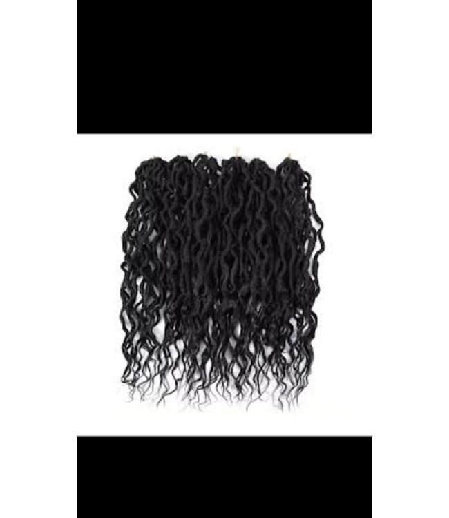 SOKU RBF-9692  26" #MT1B/27 FAUX LOCS CROCHET HAIR NEW GODDESS WAVY BRAIDING PRE LOOPED LOCS