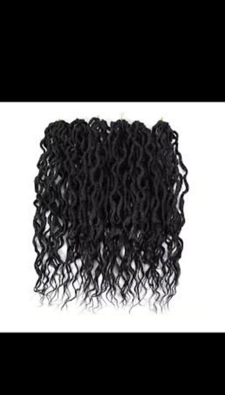 SOKU RBF-9692  26" #MT1B/27 FAUX LOCS CROCHET HAIR NEW GODDESS WAVY BRAIDING PRE LOOPED LOCS