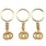 BRAID RING-DOUBLE CIRCLE(GOLD) #KNV-0813