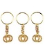 BRAID RING-DOUBLE CIRCLE(GOLD) #KNV-0813