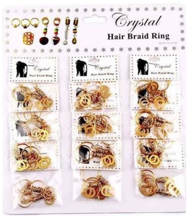 BRAID RING-DOUBLE CIRCLE(GOLD) #KNV-0813