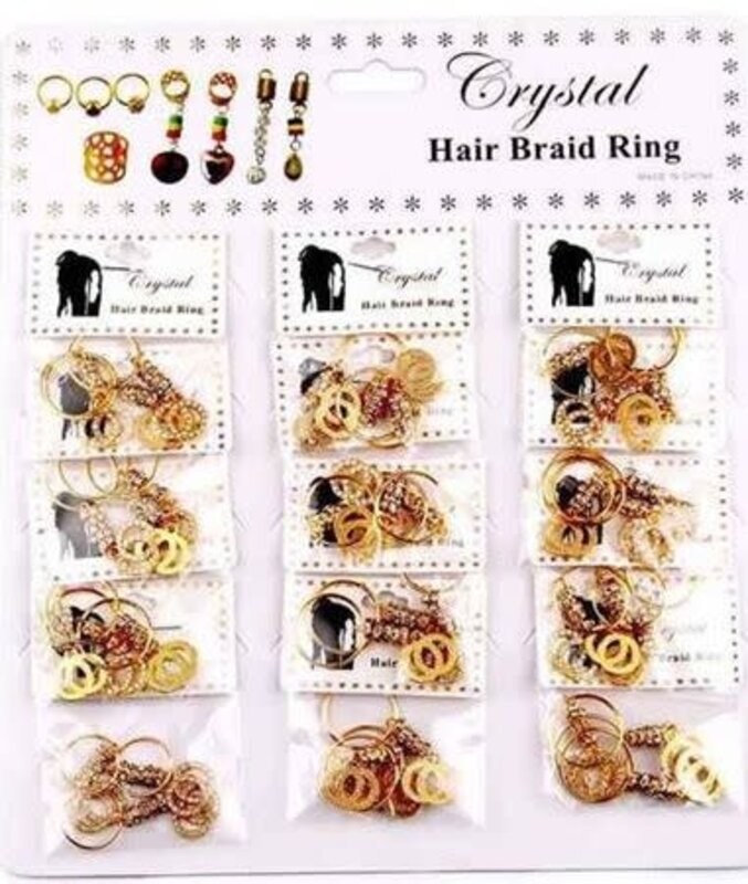 BRAID RING-DOUBLE CIRCLE(GOLD) #KNV-0813