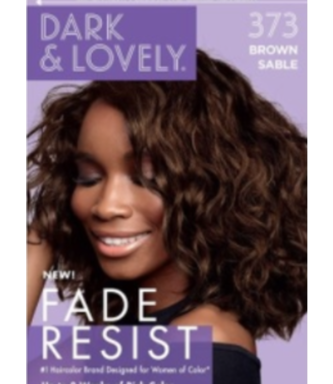 DARK & LOVELY FADE RESIST HAIR COLOR BROWN SABLE #373