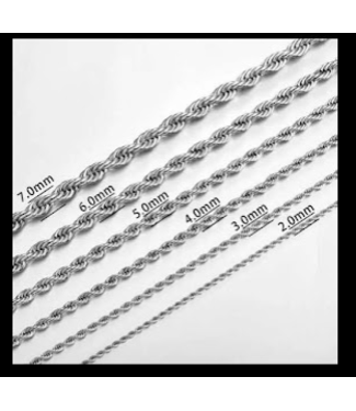 A.X. 3MM ROPE CHAIN
