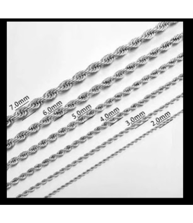 A.X. 3MM ROPE CHAIN