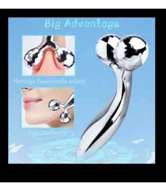 A.X. 3D ROLLER MASSAGER Y SHAPE 360 FACE/BODY SHAPING RELAXATION WRINKLE RE,OVER MASSAGER