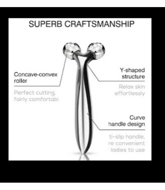 A.X. 3D ROLLER MASSAGER Y SHAPE 360 FACE/BODY SHAPING RELAXATION WRINKLE RE,OVER MASSAGER