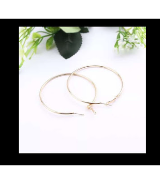 A.X SM/MED GOLD HOOPS