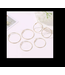 A.X SM/MED GOLD HOOPS