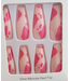 AX COFFIN NAIL  PINK PINK COW PRINT