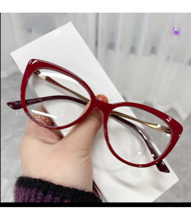 A.X CUSTOM CAT EYE ANTI BLUE LIGHT BLOCKING GLASSES