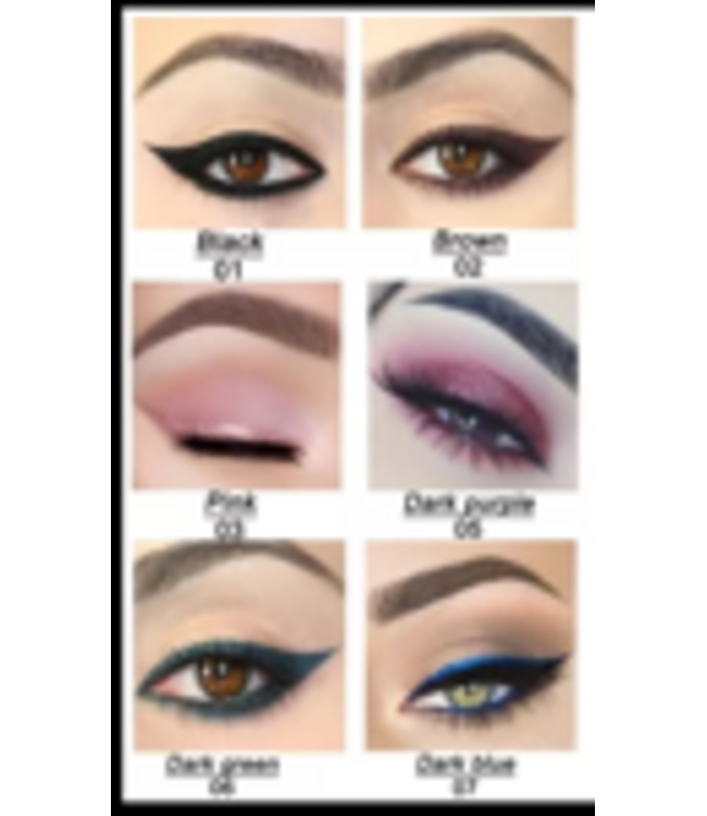 A.X BLACK WATERPROOF COLORED LIP &  EYELINER PEN