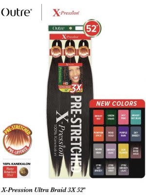 X-PRESSION BRAID PRE STRETCHED 52