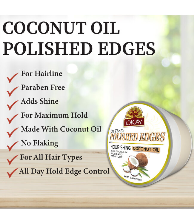 OKAY OKAY POLISH EDGES COCONUT