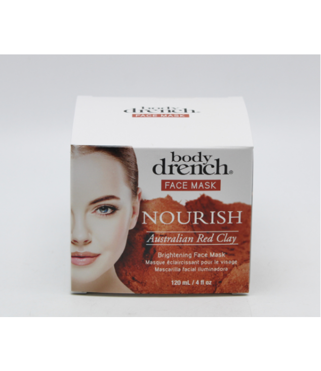 BODY DRENCH RED CLAY FACE MSK 4 OZ