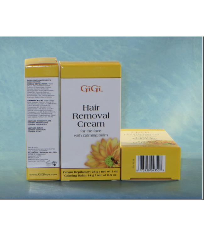 GIGI HAIR REMOV CREAM FACE 1 OZ