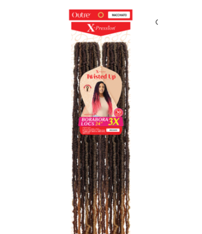 OUTRE' 3X X-PRESSION TWISTED UP BORABORA LOCS 24" 2T1B/30