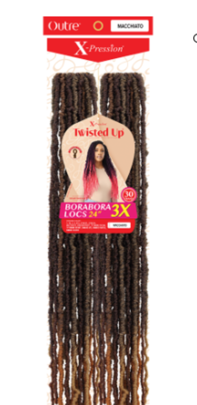 OUTRE' 3X X-PRESSION TWISTED UP BORABORA LOCS 24" 2T1B/30