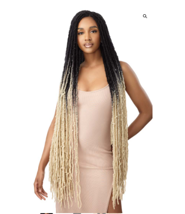 OUTRE' 3X X-PRESSION TWISTED UP BORABORA LOCS 40" OMBRE SILVER