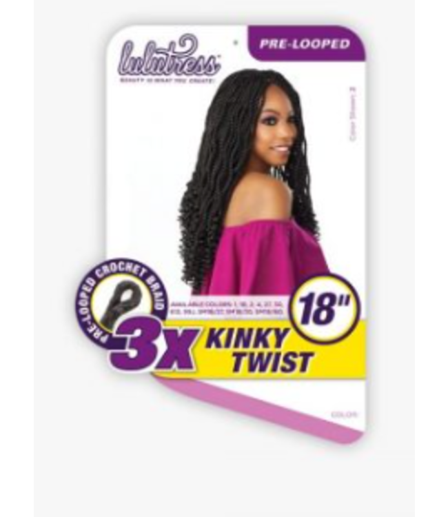 3X KINKY TWIST 18" 613