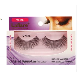 LAFLARE # V747L 100%HH VELVET REMY LASH