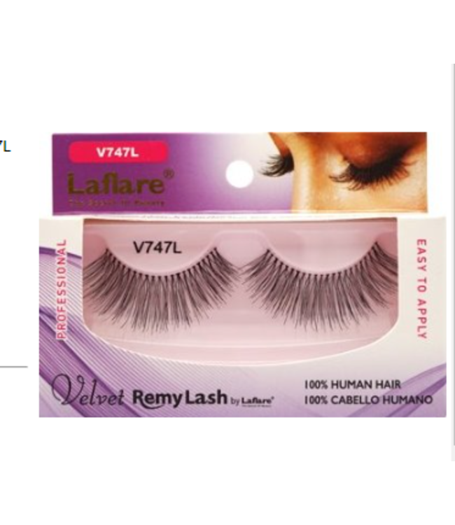 LAFLARE # V747L 100%HH VELVET REMY LASH