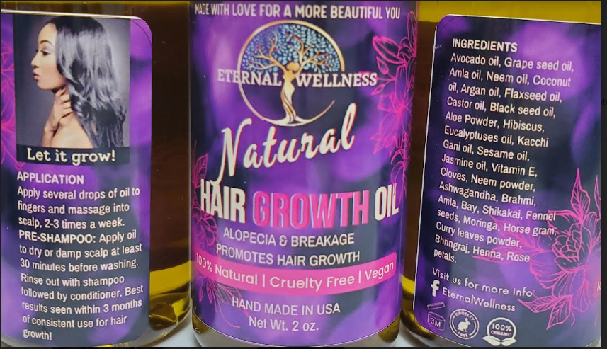 E. WELLNESS NATURAL HAIR GROWTH OIL - Sarebys Beauty Supply E. WELLNESS NATURAL HAIR GROWTH OIL - Sarebys Beauty Supply