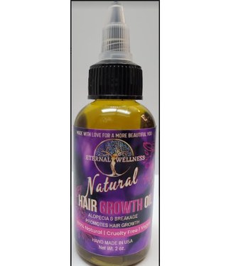 ETERNAL WELLNESS NATURAL HAIR GROWTH FOR ALOPECIA AND BREAKAGE OIL