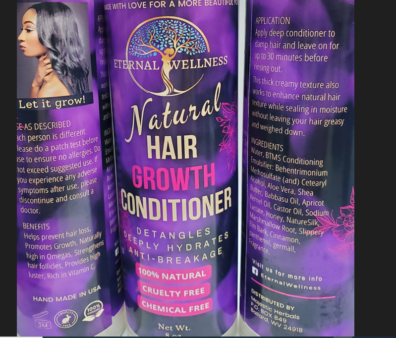 ETERNAL WELLNESS ETERNAL WELLNESS NATURAL HAIR GROWTH CONDITIONER