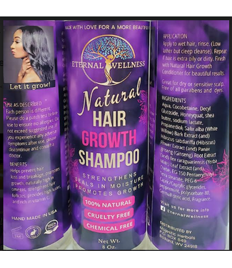 ETERNAL WELLNESS ETERNAL WELLNESS NATURAL HAIR GROWTH SHAMPOO