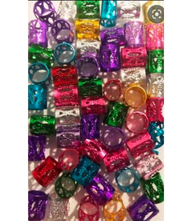 CRYSTAL HAIR RINGS ASSORTED