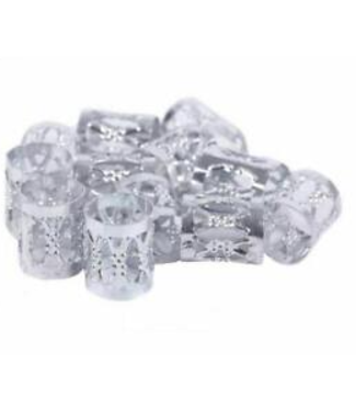 CRYSTAL SILVER HAIR RING