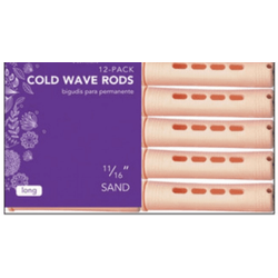 12/16" COLD WAVE RODS-LONG(PEACH) #ED708