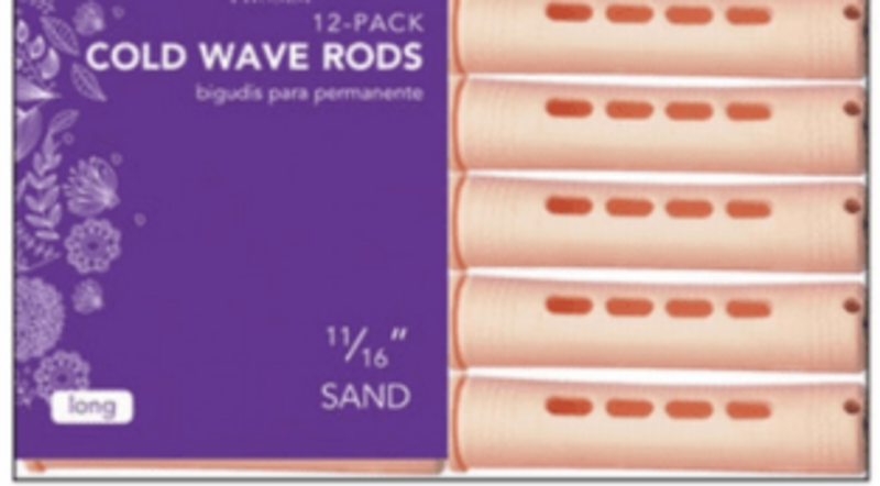 12/16" COLD WAVE RODS-LONG(PEACH) #ED708