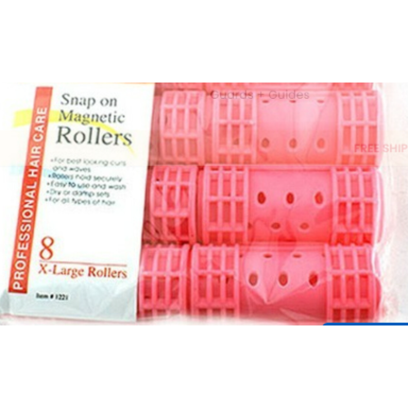 MAGNETIC HAIR ROLLER XL PINK