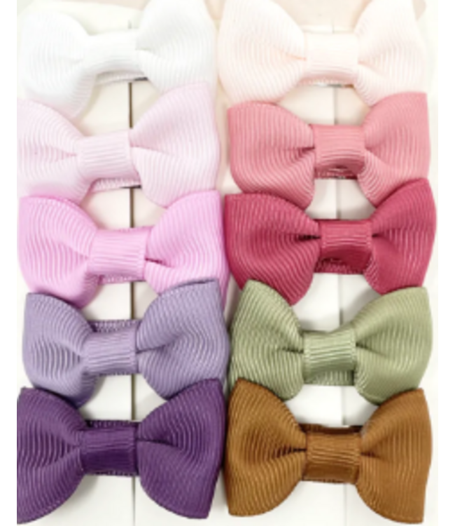 BABY DUCK CLIPS BOWS ASSORTED