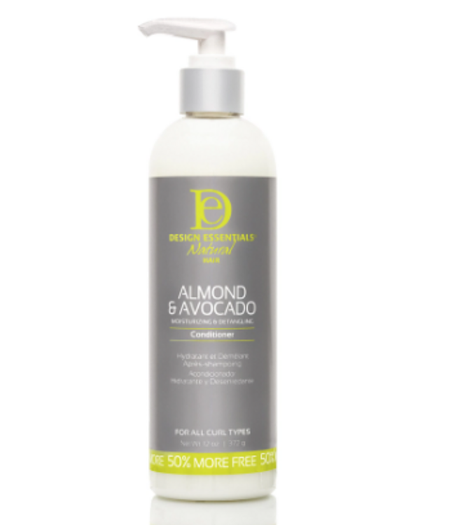 DESIGN ESSENTIALS DE ALMOND & AVACADO MOISTURIZING & DETANGLING CONDITIONER